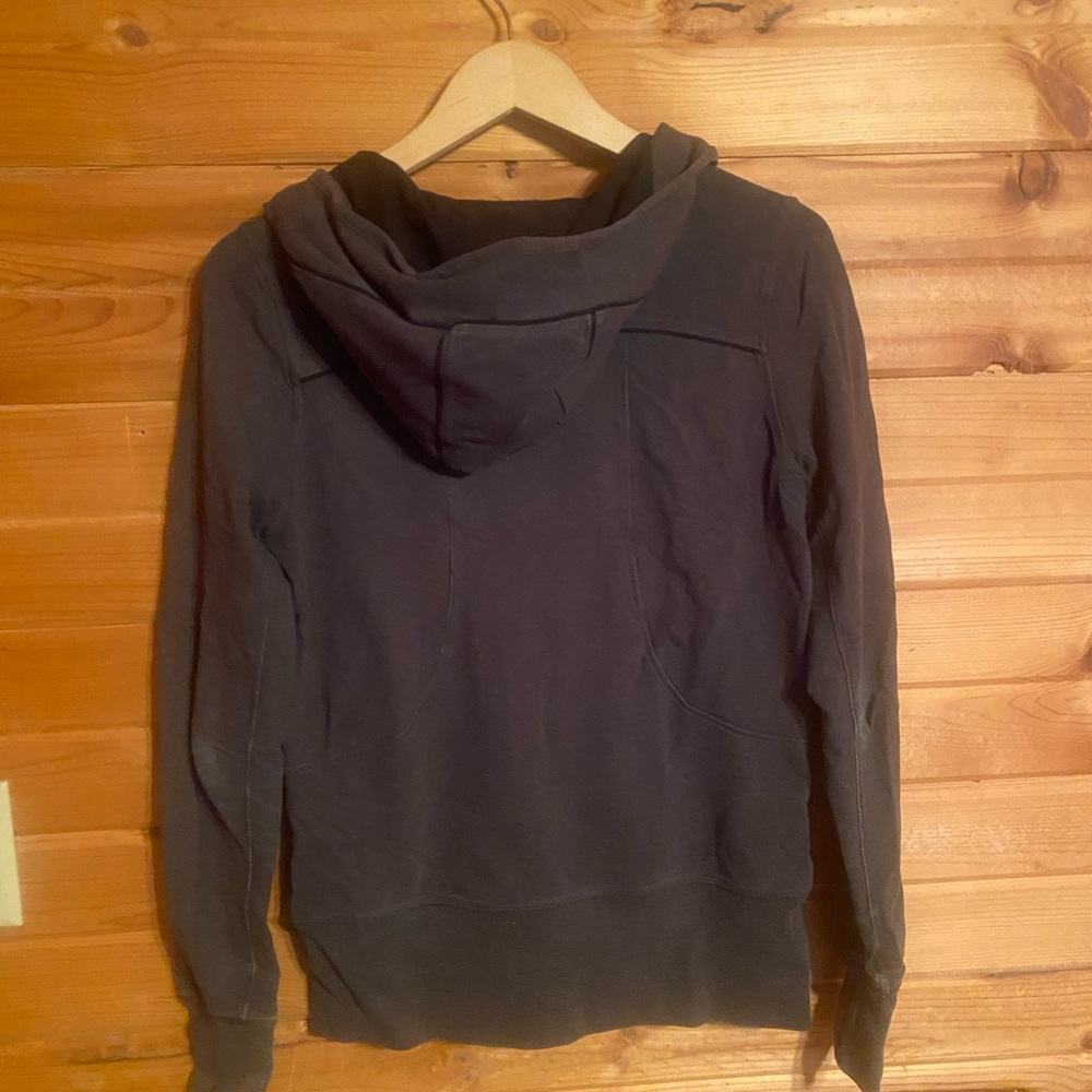 Fitted Gray Zip Up Hoodie Women’s Size Medium - Picture 4 of 6